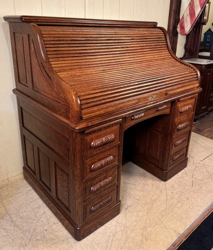 Antique oak raised panel - antique,