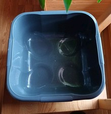 Washing Up Bowl , 100% recycled Plastic, 33.5cm Square, Grey 13.5cm Deep Approx