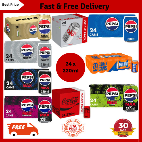 Pepsi cola cans pack 24 - 24, (24