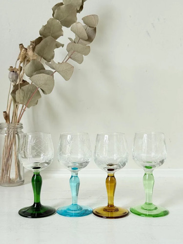 Vintage set colourful - 4,