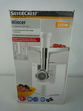 SILVERCREST 250W MINCER FOR MINCING MEAT, MAKING SAUSAGES & BISCUITS