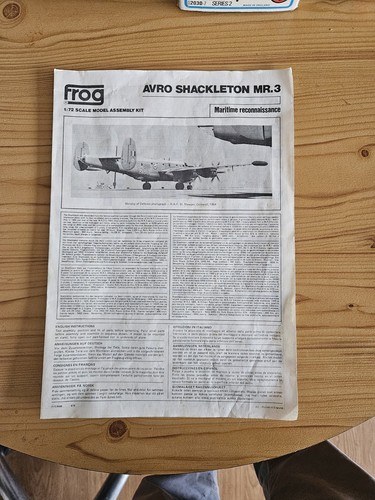 Frog avro shackleton - frog,
