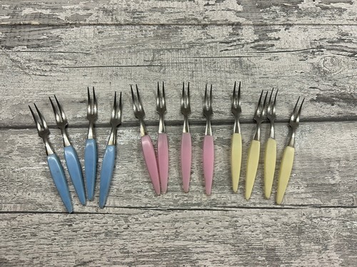 Vintage cocktail forks - vintage,