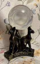 Egyptian cat crystal ball - cat,