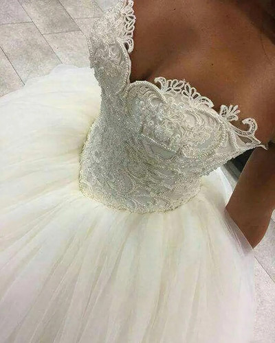 Gorgeous pearls ball gown - pearls,