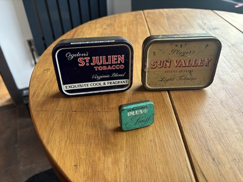 Tobacco tins snuff tin - tins,