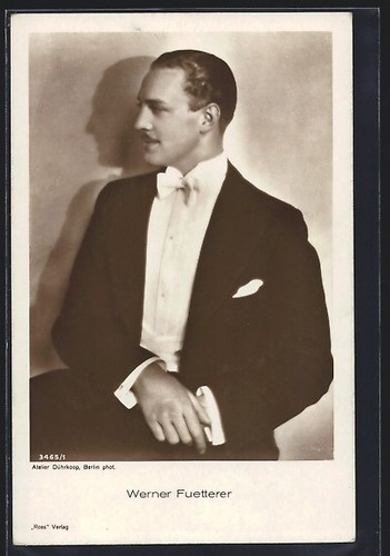 Postcard actor werner - postcard, of