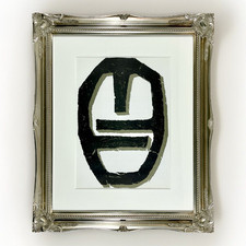 Raoul Ubac Original Lithograph Print Empreinte Custom Framed 1982