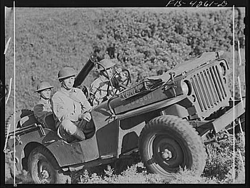 Fort riley kansas 1940s jeep - kansas,