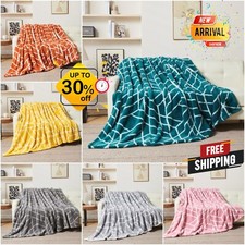 Teddy Bear Fleece Throw Warm &