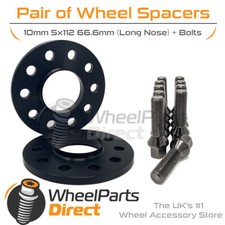 Spacers & Bolts 10mm for Merc E-Class E55 AMG [W211] 02-09 On Aftermarket Wheels