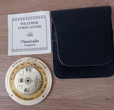 Nauticalia Pocket Weather Forecaster in Black Leather Wallet with Instructions