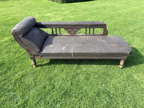 Antique victorian chaise - antique,