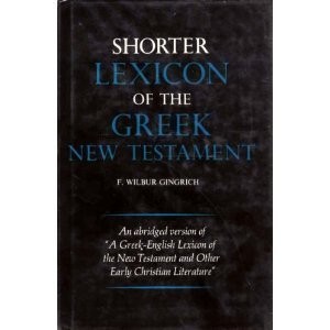 Shorter lexicon the greek - shorter,