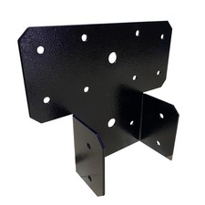 4Set(8pcs) Black T-Shaped Post