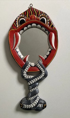 Vintage wall mirror hand - wall,