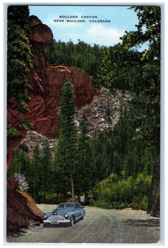 C1960 boulder canyon - canyon, car