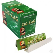 25 x ZIG ZAG GREEN Paper