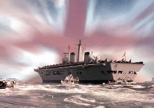 Hms invincible hand - invincible,