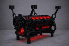 Mercedes S600 V12 engine block