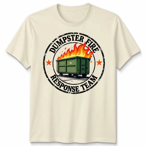 Dumpster fire response team - dumpster,