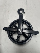 EX RETU  KATSU Pulley Wheel 250mm Hanging Wheel Rope Pulley Block with Hook