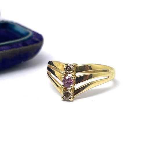 9ct gold champagne - champagne, diamond