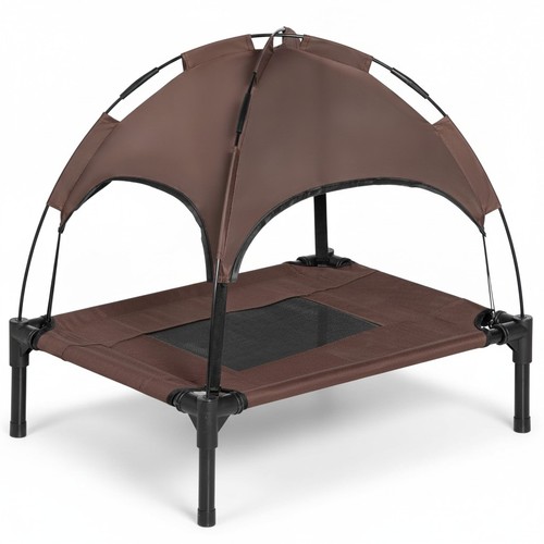Elevated dog bed with - elevated,