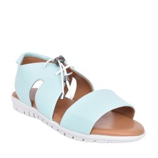 SHOE SALE Adesso 'Hollie' Soft Leather Sandal Duck Egg Blue EU size 37 UK4 new 