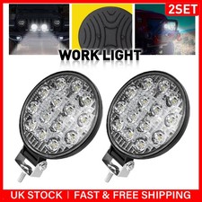 4X LED Work Light Flood SPOT Lights For Truck Off Road Tractor ATV Round 48W