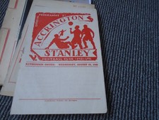 ACCRINGTON STANLEY V ROTHERHAM UNITED 1948-9