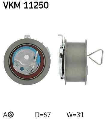 Upper left tensioner - left, pulley
