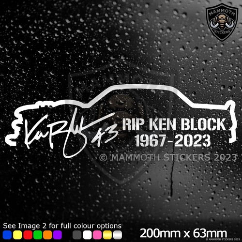 Ken block rip car sticker - block,
