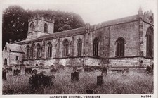HAREWOOD RPPC 15TH Cent ALL SAINTS REDUNDANT CHURCH WITHIN HAREWOOD PARK C1930