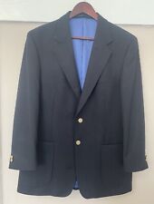 Brook Taverner 100% Wool Oxford Jacket Blazer size 40 Regular Length