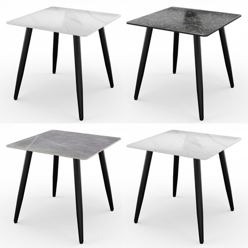 80cm ceramic square table - square,