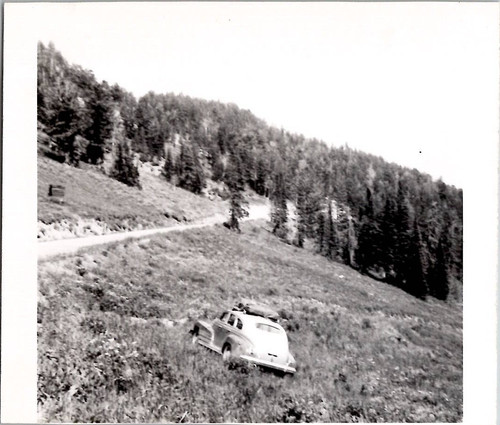 Old car going off roading - off,