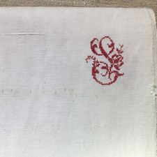 Vintage French Hemp Linen