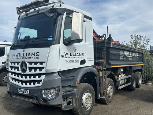 Mercedes aroc 32t grab wagon - mercedes,
