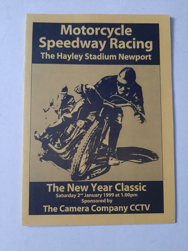 Speedway programme newport 1st - programme,