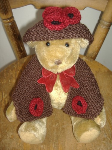 Knitted outfit for - teddy, bear