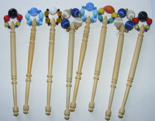 Job lot lace making - , bobbins