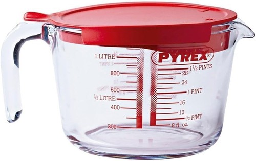 Pyrex glass measuring jug 1l - pyrex,