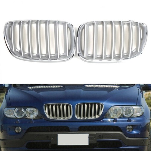 Pair chrome front bumper - pair,