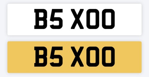 Xoo private number plate - xoo,