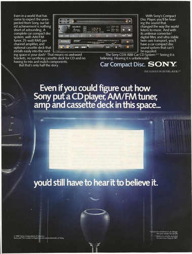 Vintage print sony - print,
