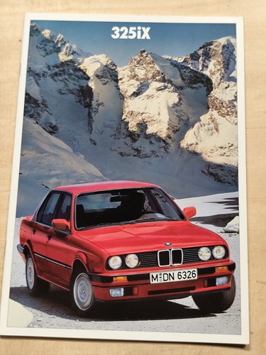 Bmw 325 brochure - ix,