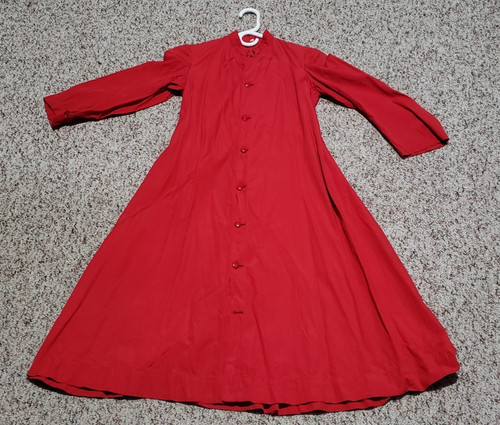 Vintage used red cassock house - vintage,