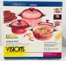 Corning VISIONS 6-Pc Cranberry