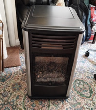 Manhattan Portable Real Flame Gas Cabinet Heater Excellent used, COLLECTION ONLY